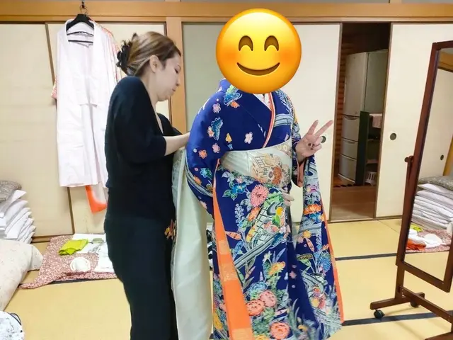 時間通りに美しく出張着付け承ります!簡単なメイクもサービス致します。