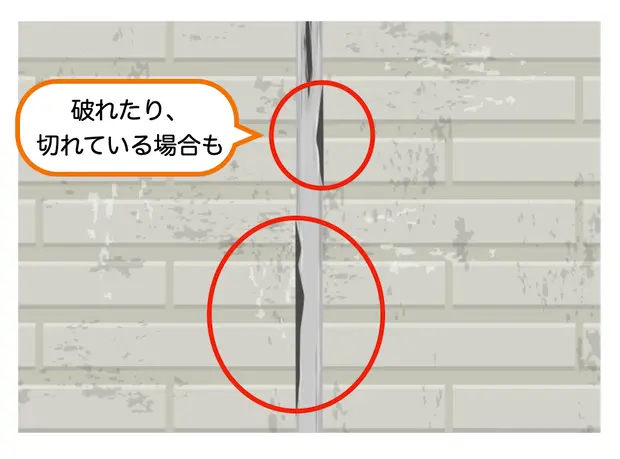 劣化のシーリング