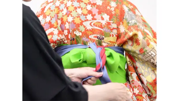 ひもを2度ねじる