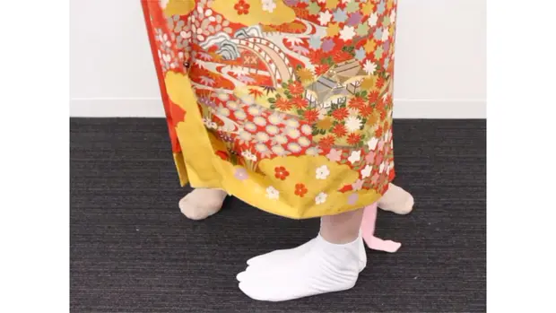 振袖の裾の丈を決める