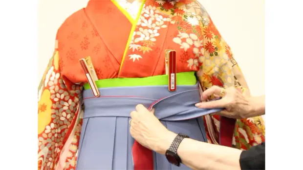 ひもを2度ねじる