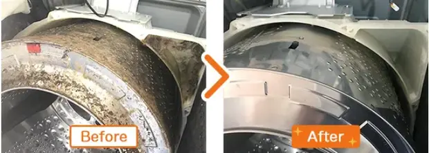 洗濯機クリーニングBeforeAfter