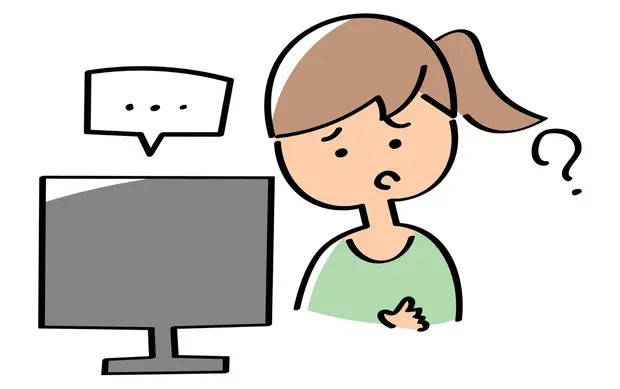 パソコンが不調で悩む