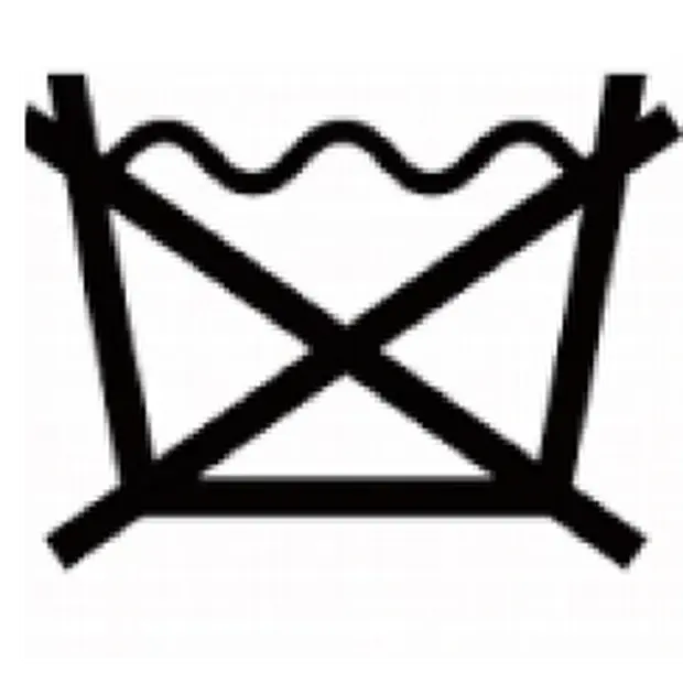 洗濯表示(桶マークに×印)