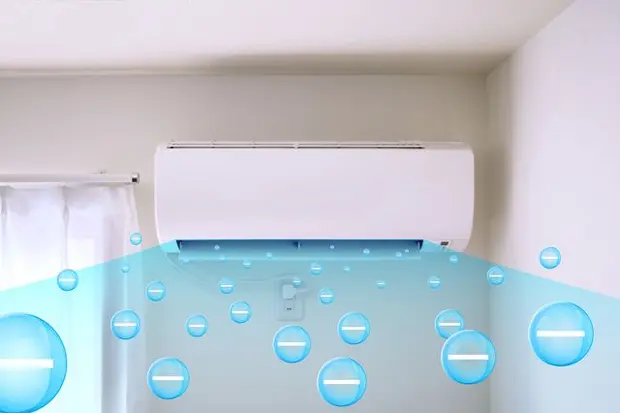 エアコンの内部クリーンの様子