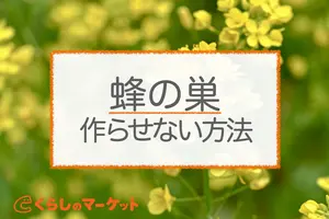 蜂の巣を作らせない方法｜防除スプレー、手作りペットボトルトラップなど