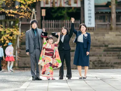 和傘、バルーンあり。大切な瞬間を最高の笑顔で残すため、様々な工夫をしています！