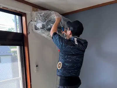 夜間対応可能！お客様目線で丁寧に施工します(^^)防カビコートなども対応可能！