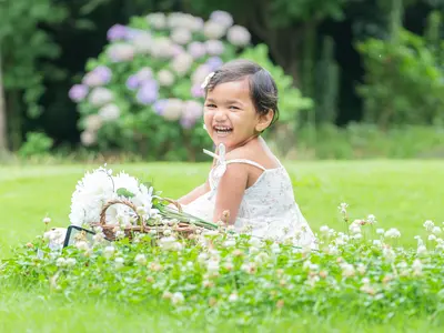 人見知りのお子様や、初めての撮影のかたでも寄り添い撮影でお任せください