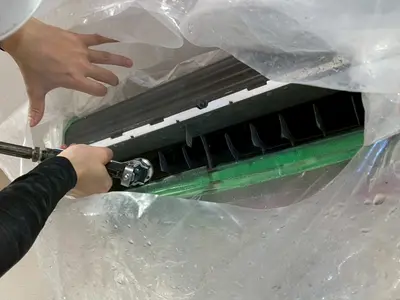 ◎化学洗剤を使わないエコエアコンクリーニング