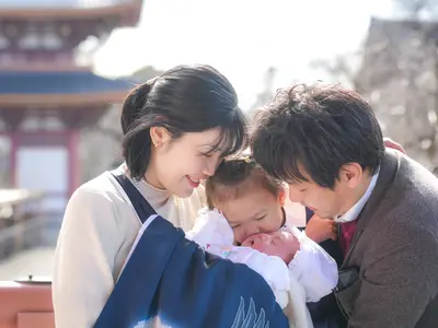 お宮参り撮影★写真館、フォトスタジオで、屋外・屋内撮影の業務経験あり★