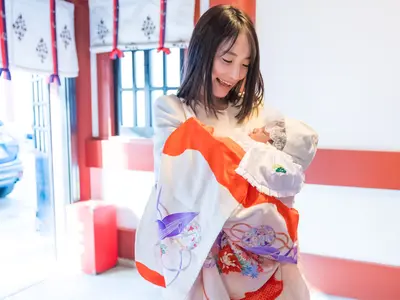 無料：祝い着・和傘・スタイ貸出　　　ニコン最高峰Z9で撮影！自信があります