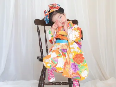 ＜七五三:ロケーションフォト又はおうちフォトスタジオ/外か室内か選択可能＞