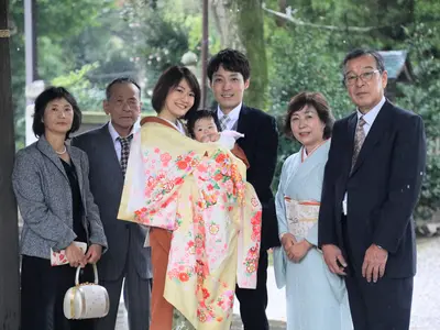 お宮参りとお食初めのセット料金（2時間以上の場合）あり