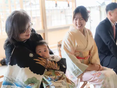 お宮参りの思い出を、温かく、優しく、美しく。