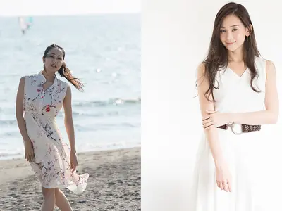 オトコ専門の写真館と砂浜の写真館