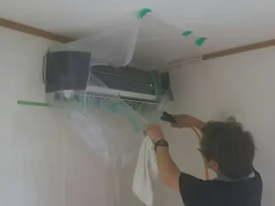 コスパNO1のエアコン洗浄で年間400台以上施工！掃除機能付きで12000円です