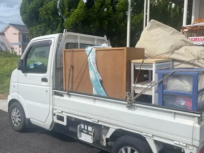 家電・家具も軽トラ1台分の作業料金です　経験5年の実績　安心の女性スタッフ同行可