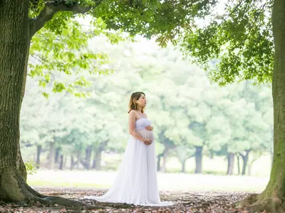 マタニティフォト☆お子様がお腹にいる貴重な姿残します。