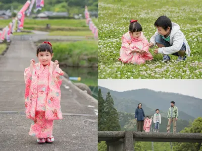 お子様の成長をかわいい姿で残します！