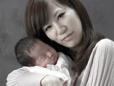 赤ちゃんは可愛いですね。天使のような素敵なこの瞬間を写真として残しましょう！