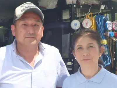 壁掛全機種対応！夫婦でお伺い！消臭抗菌無料！損害保険加入！電気工事士！