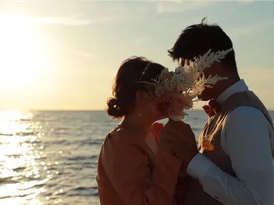 あなた様が世界で1番愛する人とこの先も幸せいっぱいになりますように、願いを込めて