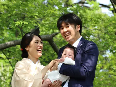 【お宮参り撮影】大切な瞬間！！『真心こめて撮影します』＊女性スタッフ同行可