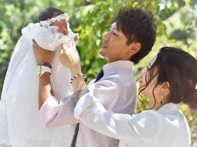 写真館のような撮影ではなく、日常の延長が素敵に映る様な味わいある一枚を撮影します