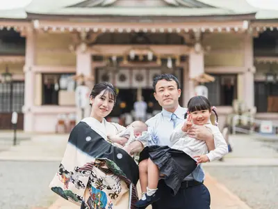 お宮参りロケフォト。営業時間外・対応地域外でもご相談OK◎　女性フォトグラファー