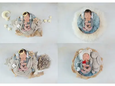 1枠～ニューボーンフォトご家族撮影も可能！小物貸出＆日程変更無料！年200件撮影