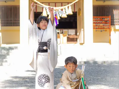 七五三　お宮参り　自然な表情引き出します