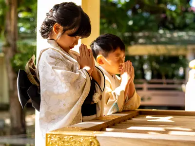 七五三　お宮参り　自然な表情引き出します