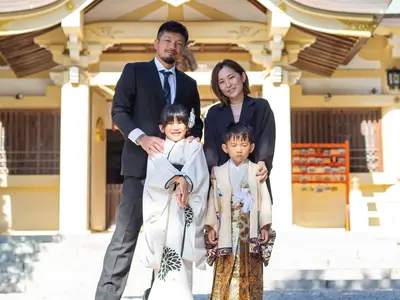 七五三　お宮参り　自然な表情引き出します