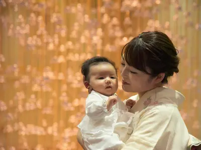 ◆ご出産を頑張ったママと赤ちゃんへの素敵な時間に◇着付け、ヘア、メイクも可能◆