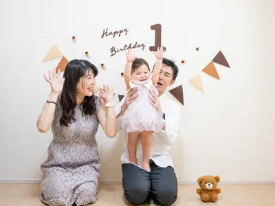 誕生パーティーなどを素敵な写真に！ 通常2.5万円⇒今だけ1.8万円で出張中！