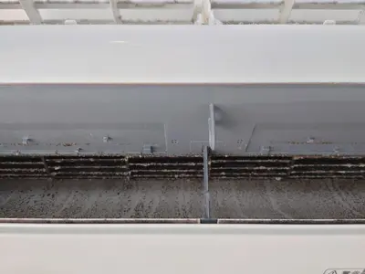 エアコン洗浄は夏に発生したカビが暖房で活発化しカビの胞子をまき散らす前にどうぞ！