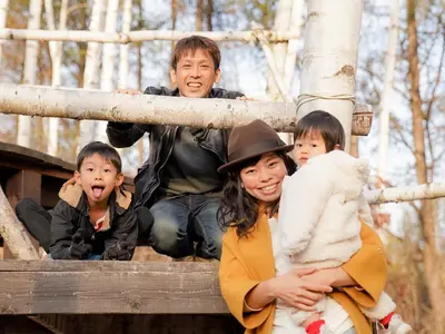 ふんわり家族写真撮影