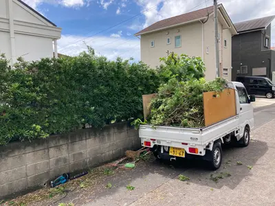 不用品回収　軽トラック