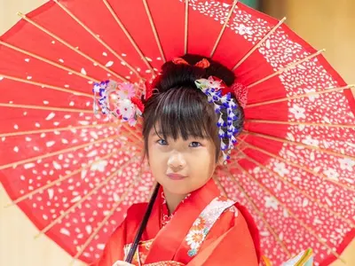 和傘など小物を無料貸出できます♪