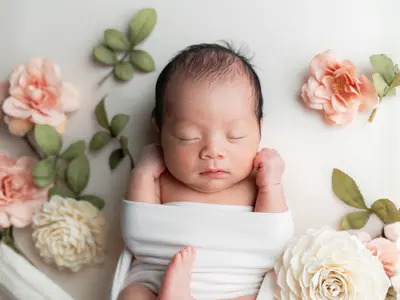 赤ちゃんの負担が少ない仰向け専門店◎3児の母が撮る【10年後も愛しい写真】