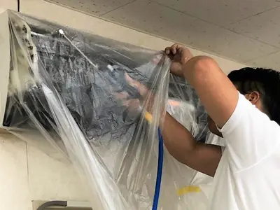 【土日祝・即日対応可】通常壁掛けエアコン／お掃除機能付き◎駐車代は当社負担♪