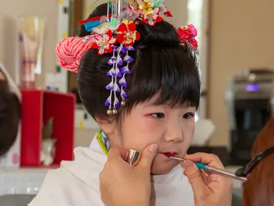 キリっとした七五三と