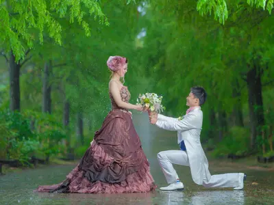 夫婦2人で出張撮影☆撮影★和傘・扇子などの小物あり★楽しく撮影しましょう♪