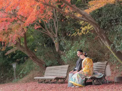 夫婦2人で出張撮影☆撮影★和傘・扇子などの小物あり★楽しく撮影しましょう♪