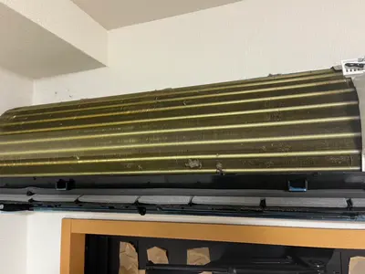 完全分解洗浄対応！アルミフィンの裏側まで綺麗にできます！