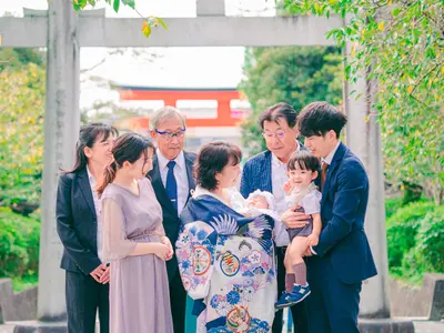 《全データ付！追加料金なし★》年間50組以上のお宮参り写真を撮影しております☆