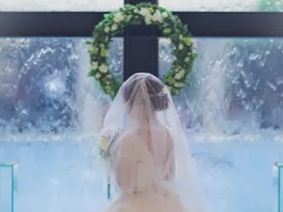 スタジオカメラマンが自然で優しいウェディングフォトを撮影します♫