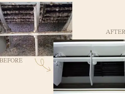 エアコン清掃で空気環境改善！！！電気料金までお得に(^^)