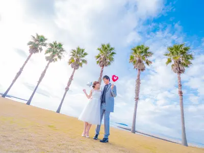 二人で仲良く！カップルフォト！